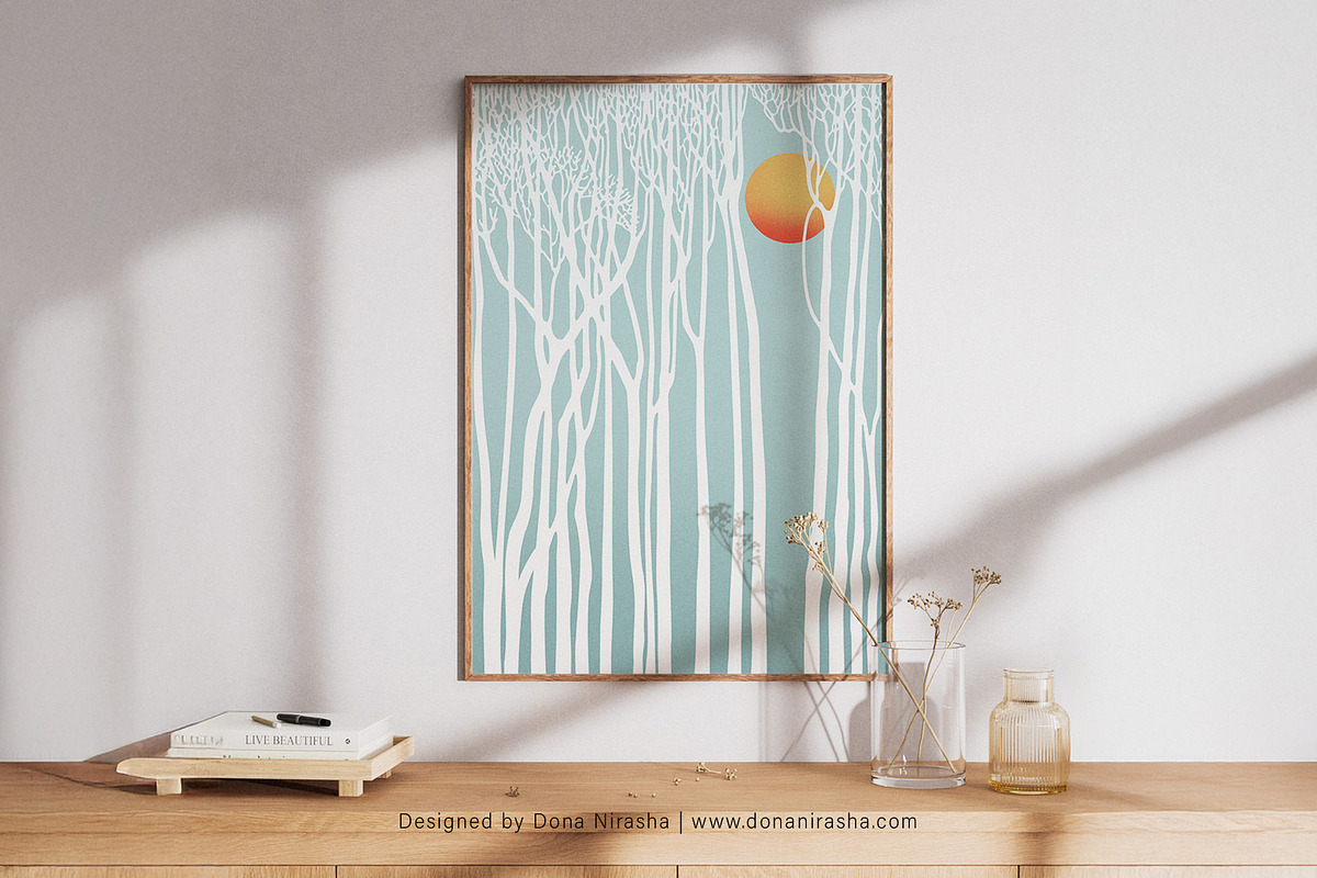 Sunlit Serenity Printable, a Decorative Illustration by BloomToLife By Dona (Photo 1 of 5)
