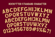 Rockytter Display Font, a Sans Serif Font by madeDeduk (Thumbnail 3 of 8)