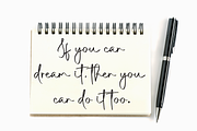 Calligraphy | Script Font, a Handwritten Font by Scratchones (Thumbnail 4 of 8)