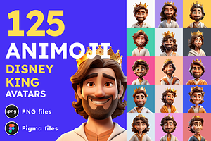 125 Animoji Avatars - Disney King