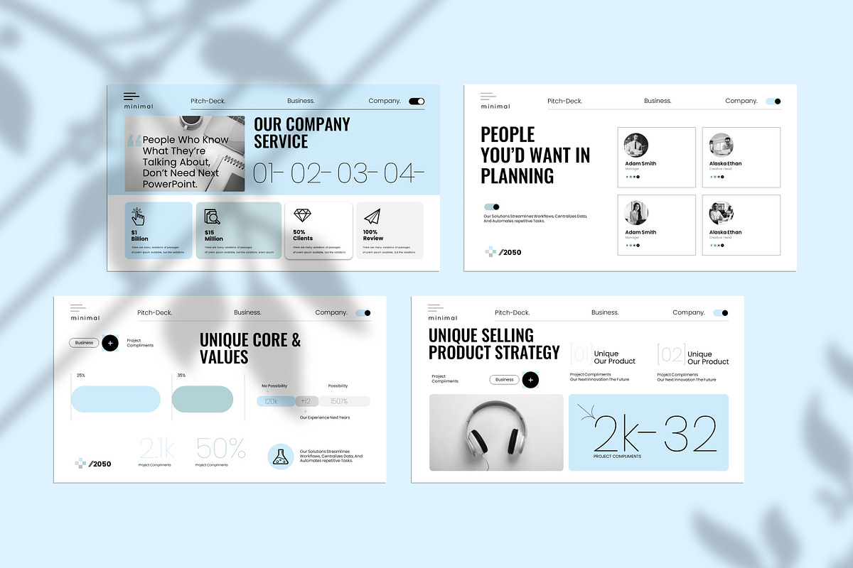 Minimal Pitch-Deck Presentation, a Presentation Template by Creative-Work (Photo 4 of 9)