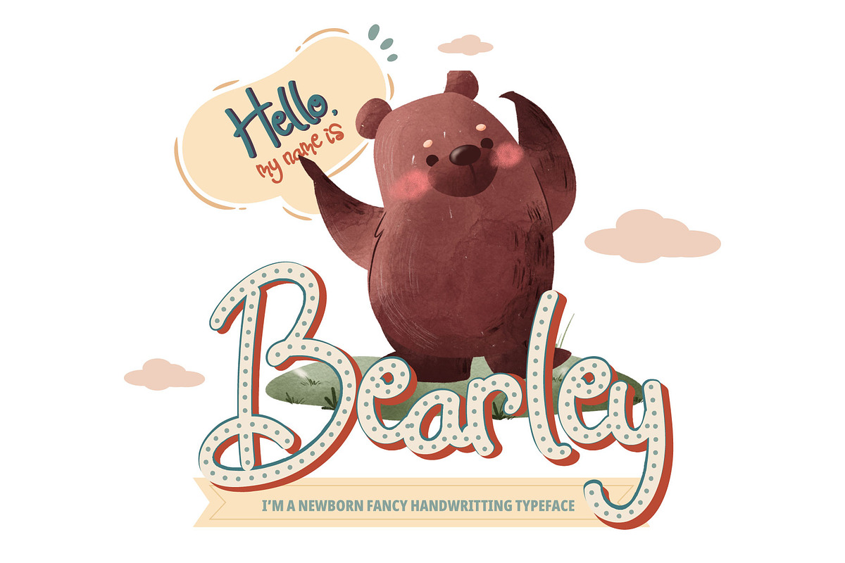 Bearley, a Handwritten Font by Lunabi (Photo 1 of 5)