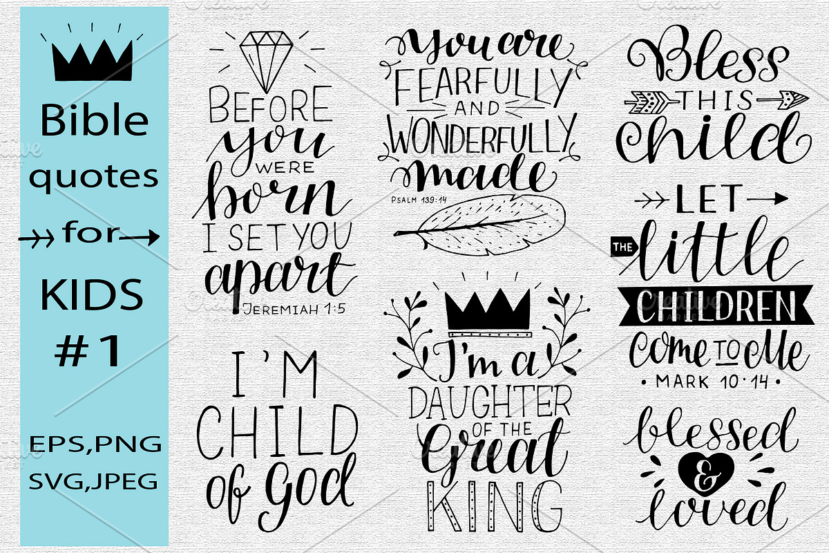 Bible Verses for KIDS #1, an Illustration by Ola-la-la (Photo 1 of 3)