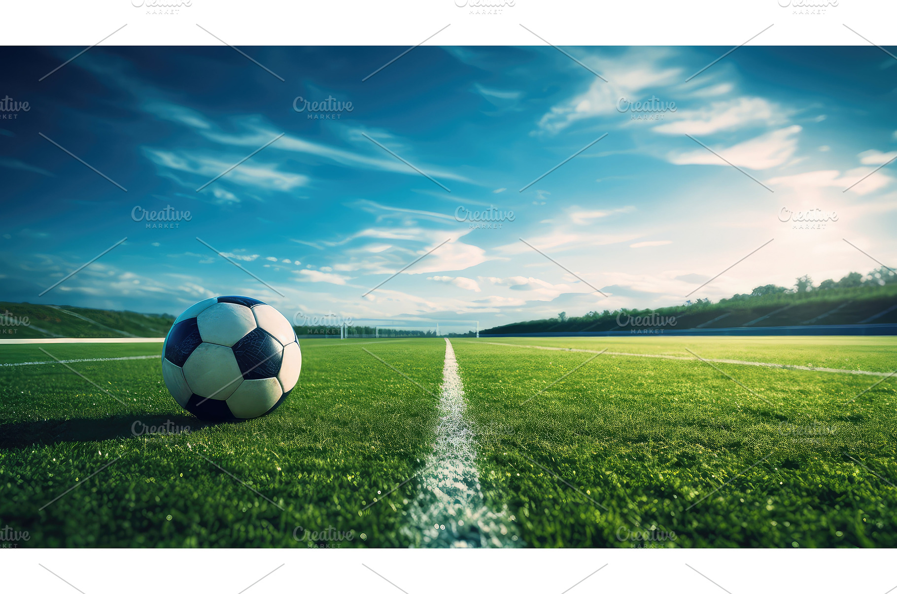 fitness blue sport background ai, a Sports & Recreation Photo by pikepicture