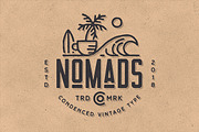 Nomads -The Farmer Original Typeface, a Sans Serif Font by Kaligra.co (Thumbnail 1 of 13)
