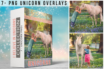 7 - Real Unicorn PNGs - Collection