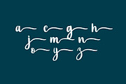 Ontime Modern Script Font, a Script Font by Yuby Creative (Thumbnail 5 of 6)
