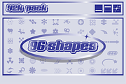Y2K ICONS/SHAPES PACK, an Outline Icon by DigitalSlide (Thumbnail 1 of 4)