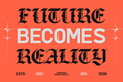 Exodus Blackletter Display Font, a Blackletter Font by timelesstype.co (Thumbnail 8 of 10)