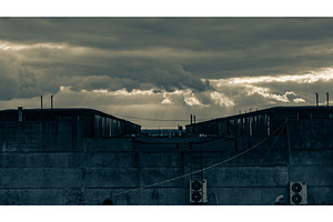 Abandoned Rooftop at Dusk. Moody, an Architecture Photo by Rohan Photography