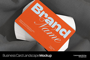 Business Card Landscape Mockup, a Product Mockup by graphicook