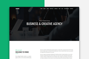 Vinno - Multipurpose Business & Corp, a Bootstrap Template by Restart Technology Shop