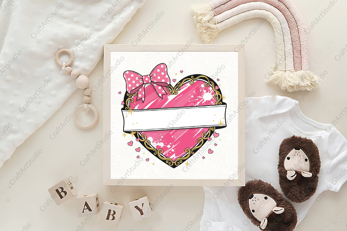 Personalized Name Valentine’s Day, an Illustration by CraftArtStudio (Photo 4 of 4)