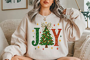 Joy Christmas Sublimation Png, a Seasonal Illustration by YA Design (Thumbnail 4 of 4)