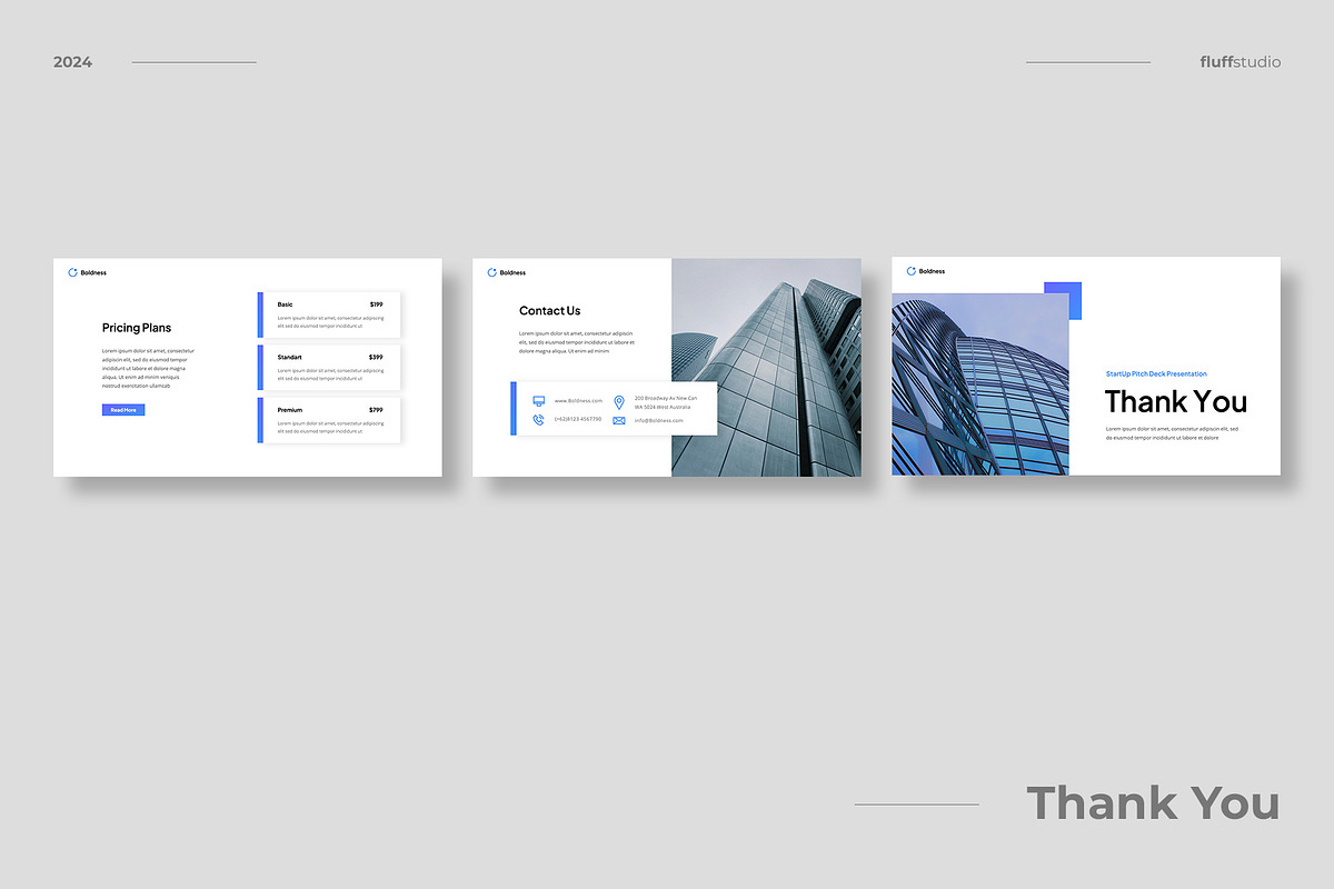 Startup Pitch Deck Powerpoint, a Presentation Template by fluffstudio (Photo 5 of 5)