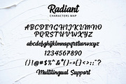 Radiant Script, a Script Font by great19 (Thumbnail 10 of 11)