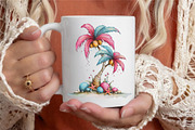 Whimsical Summer Palm Tree Clipart, an Illustration by designcity5 (Thumbnail 5 of 5)
