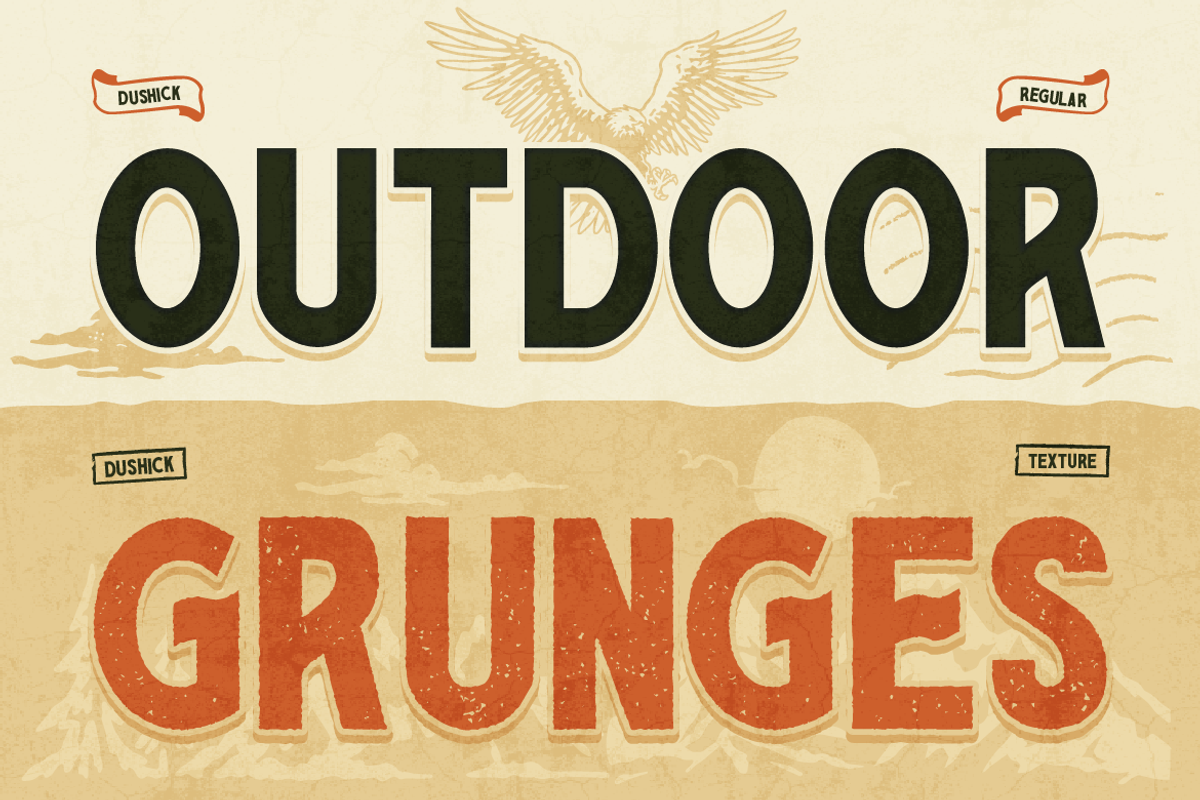 Dushick, a Sans Serif Font by Burntilldead (Photo 6 of 12)