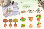 Forest Fairy Tale. Watercolor gnomes, an Illustration by JuliaBadeeva (Thumbnail 4 of 11)