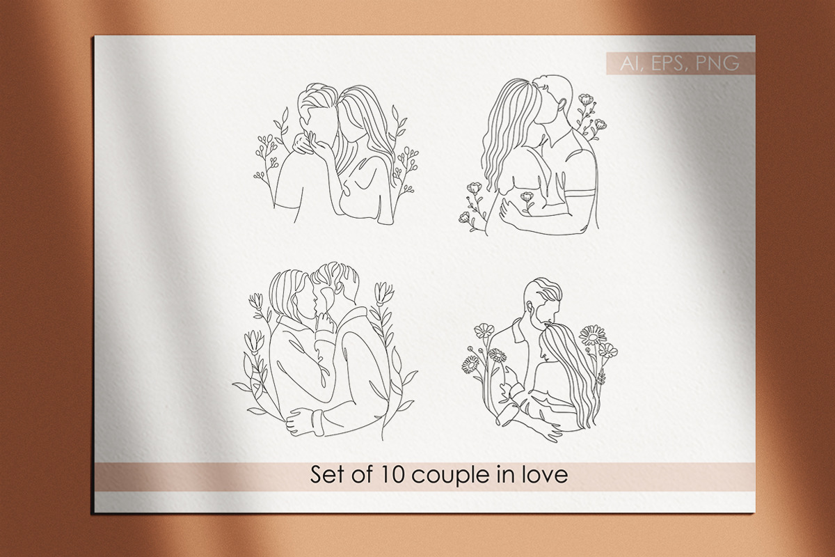 SALE Couple in love illustration, a Person Illustration by velychko.ua (Photo 5 of 7)