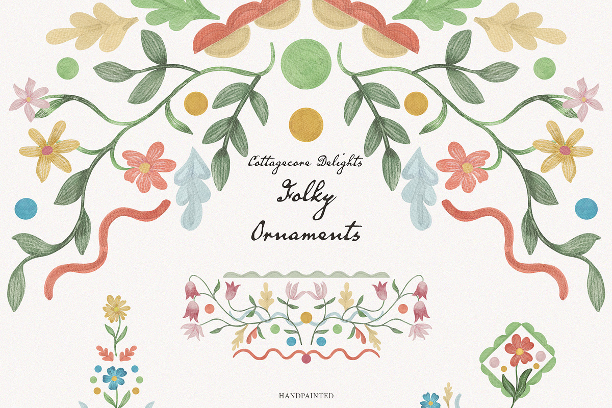 Soft Cottagecore Frames & Patterns, an Object Graphic by SunnyAfternoons (Photo 8 of 18)