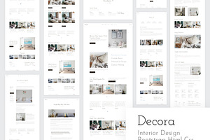 Decora – Interior Design HTML CSS