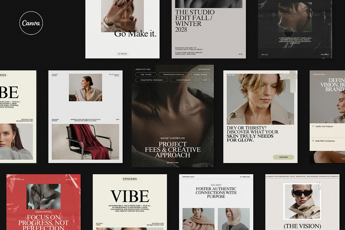 ZUNO | Social Media Kit (II), a Social Media Template by The Aesthetic Studio (Photo 1 of 10)