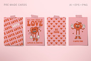 Groovy Valentine's Day, an Illustration by Martyshova (Thumbnail 9 of 18)