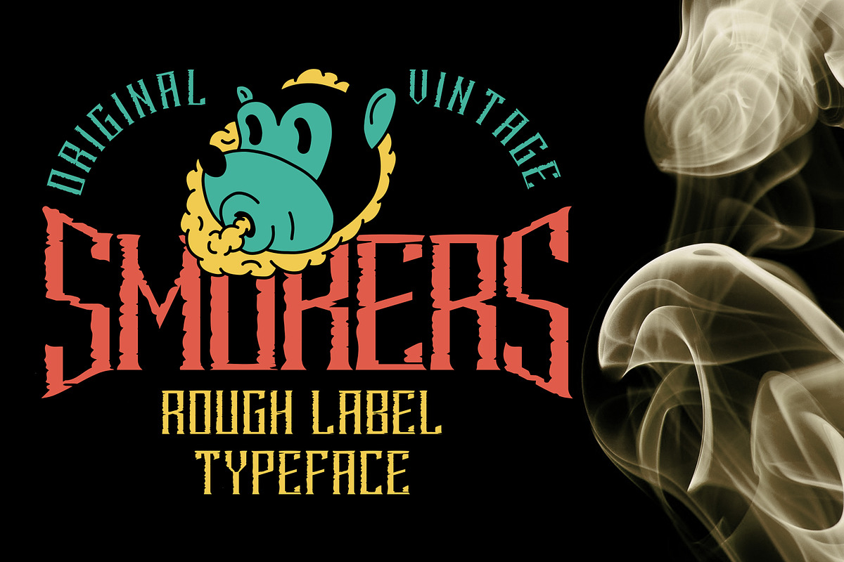 Smokers typeface preview 5