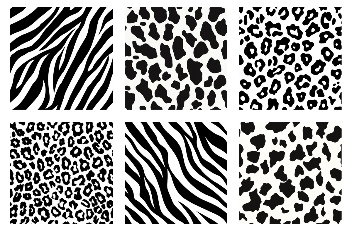 Black Animal Print Seamless Pattern, a Pattern Graphic by Gloria Designed It (Photo 2 of 3)