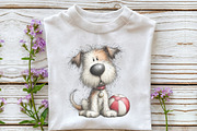 Whimsical Summer Beach Dog Clipart, an Illustration by OK Design (Thumbnail 5 of 6)