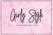 Girly Style, a Script Font by akrtype (Thumbnail 1 of 7)
