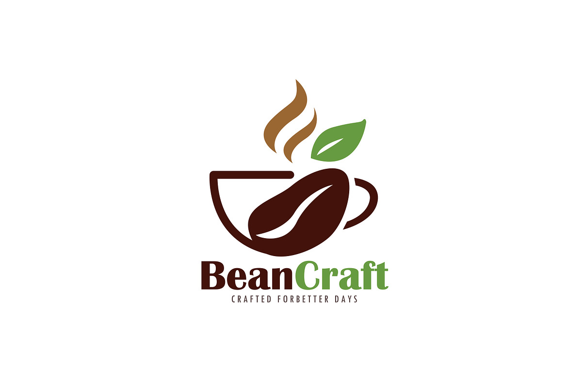 BeanCraft Coffee Logo Template, a Branding & Logo Template by SANB (Photo 1 of 3)