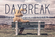 Daybreak Typeface, a Sans Serif Font by MikeHill (Thumbnail 1 of 3)
