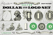 Vector Dollar and Money Logo Set, a Branding & Logo Template by Snap Vectors (Thumbnail 3 of 5)