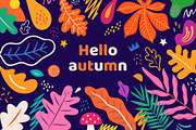 Autumn playful collection, a Seasonal Illustration by MoleskoStudio (Thumbnail 1 of 16)