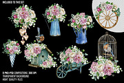 Watercolor spring flower bouquet, an Object Illustration by yana.fefelova (Thumbnail 3 of 5)