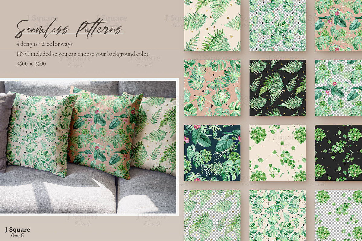 Modern Plants Design Kit, an Object Graphic by JSquarePresents (Photo 7 of 18)