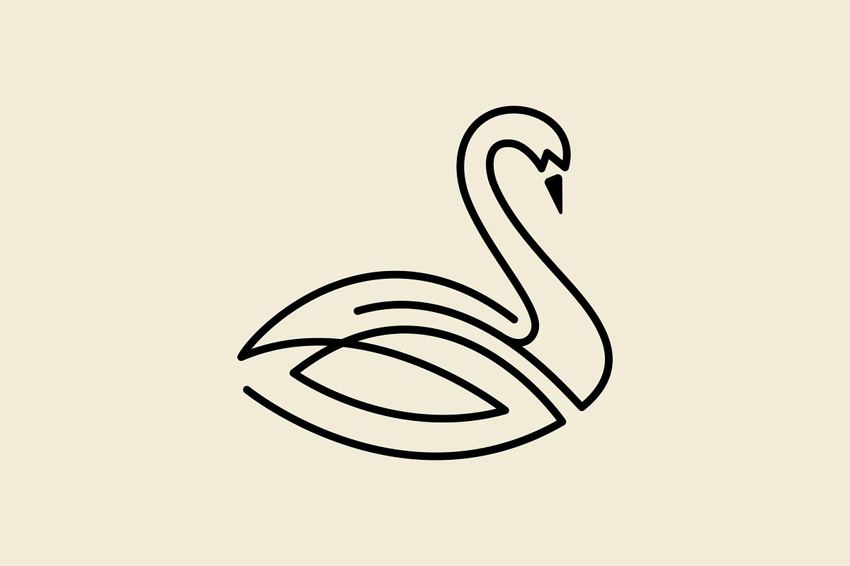 Elegant Swan Lineart Logos, a Branding & Logo Template by Buqancreative (Photo 9 of 9)