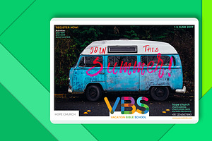 VBS/Vacation Bible School Template