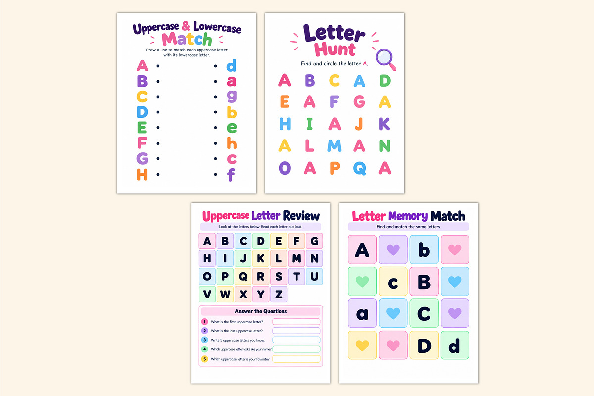Letter Recognition Activities, a Stationery Template by Shumaya (Photo 4 of 5)