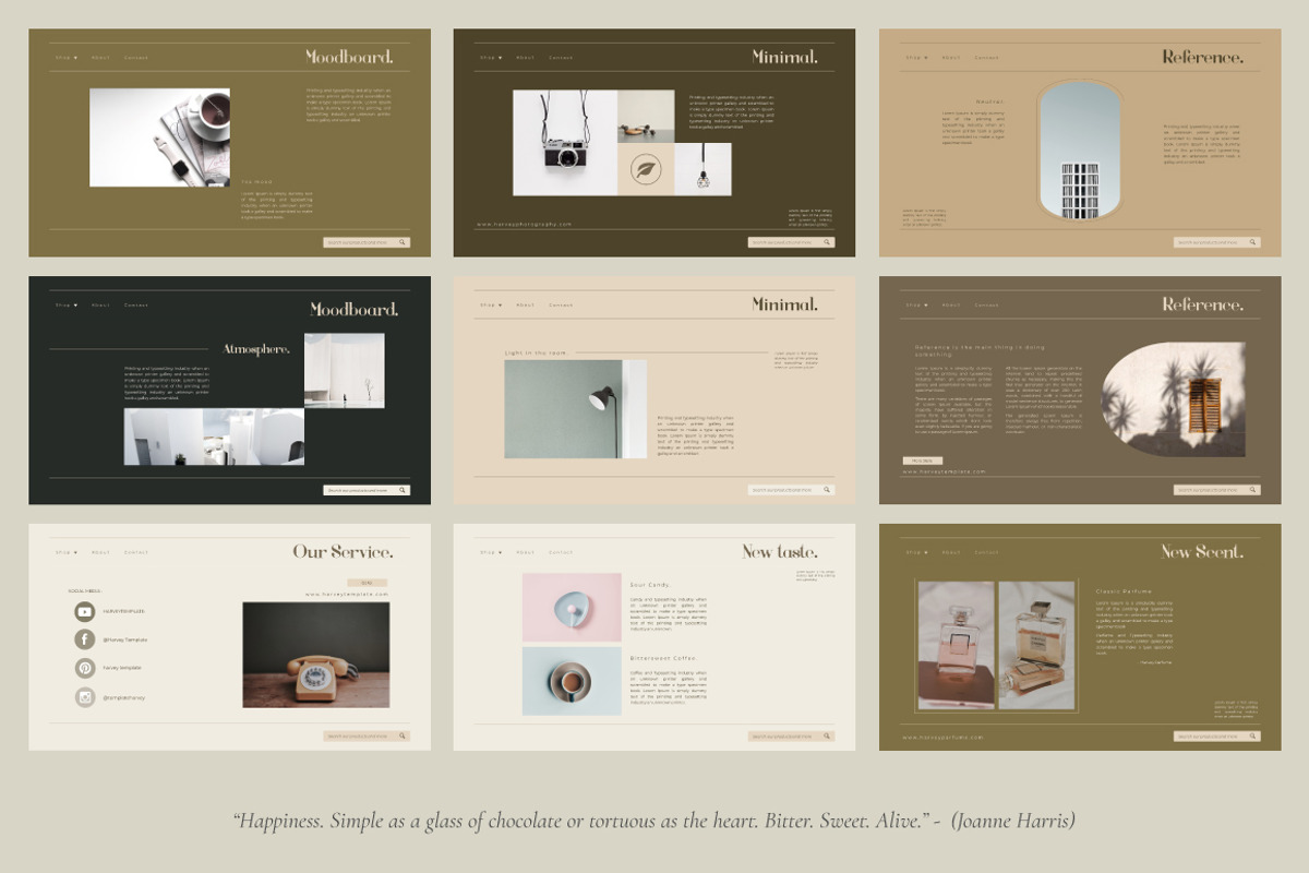 Harvey - PowerPoint Template, a Presentation Template by Secret Visual (Photo 8 of 9)
