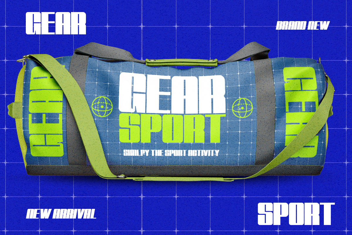 Gordi - Sport Display Font, a Sans Serif Font by Afkari Studio (Photo 3 of 10)
