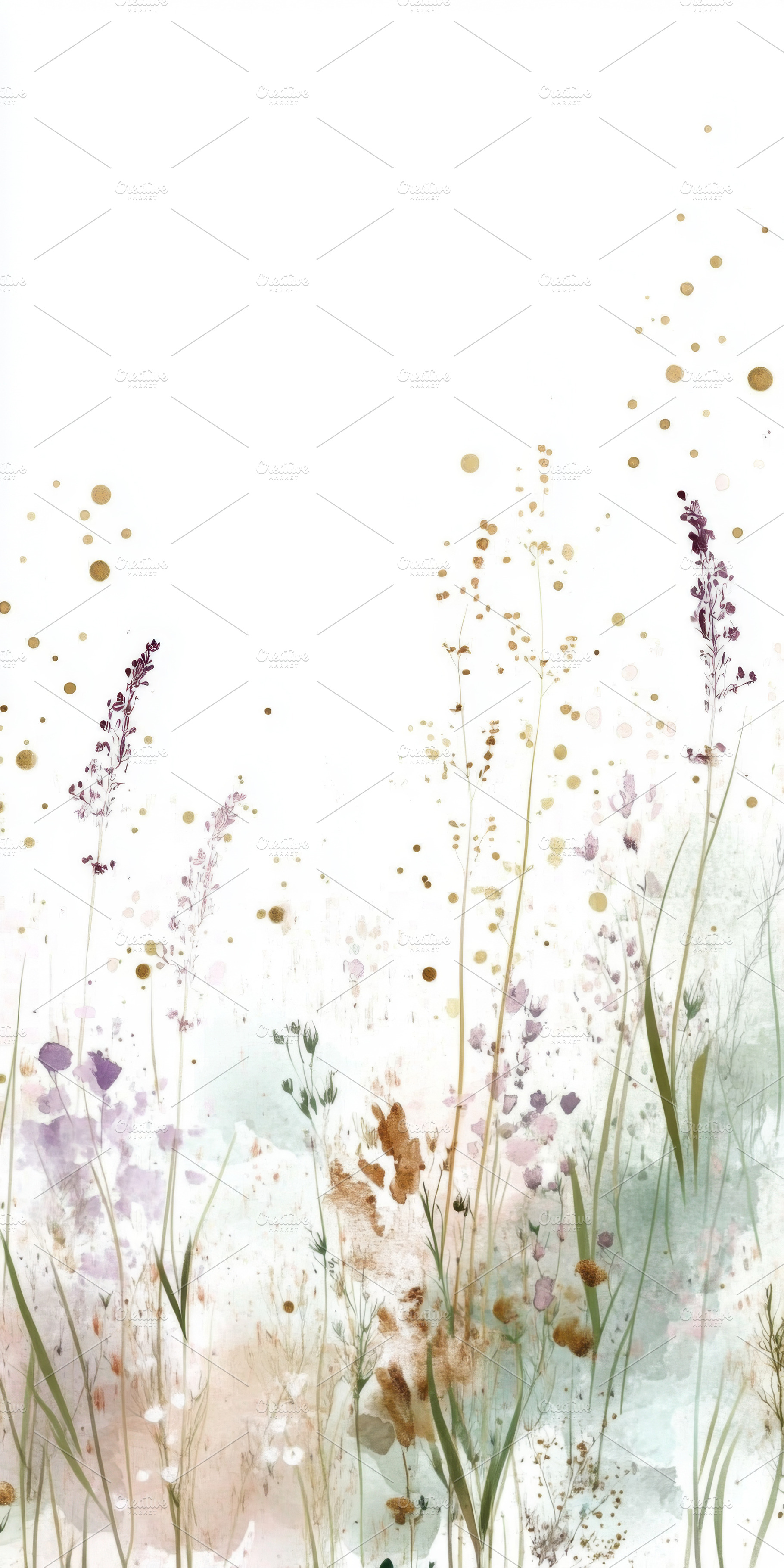 Delicate floral pattern with waterco, a Photo by Dvoevnore photos