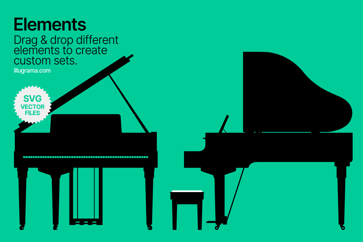 Musical Instruments - Graphics, an Object Illustration by illugrama (Photo 2 of 34)