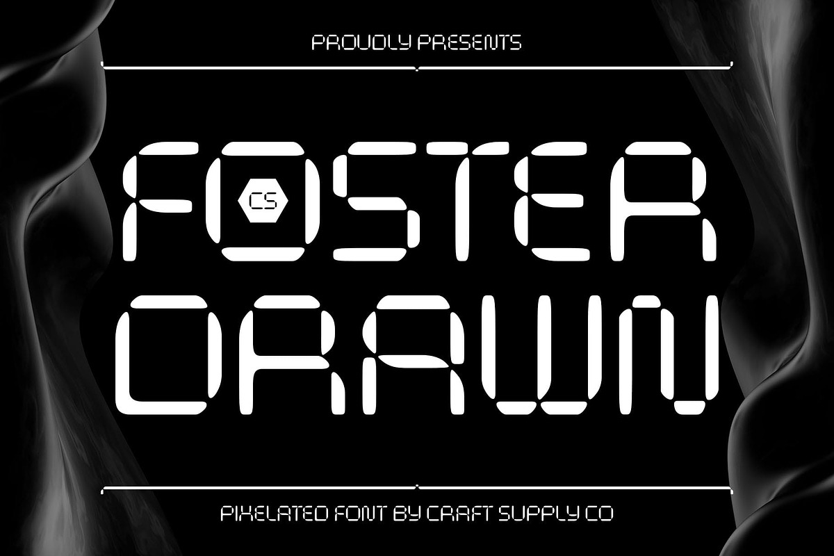 CS Foster Drawn, a Sans Serif Font by Craft Supply Co. (Photo 1 of 8)