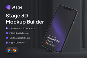 Stage 3D Mockup Builder