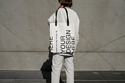 Tote Bag Mockup, a Merchandise Mockup by eezo (Thumbnail 1 of 4)