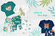 Jungle Cute Baby Animals clipart, an Animal Illustration by OxanaTally (Thumbnail 9 of 10)