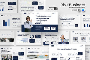 Risk Business - Keynote Template, a Presentation Template by Iqsiart Studio